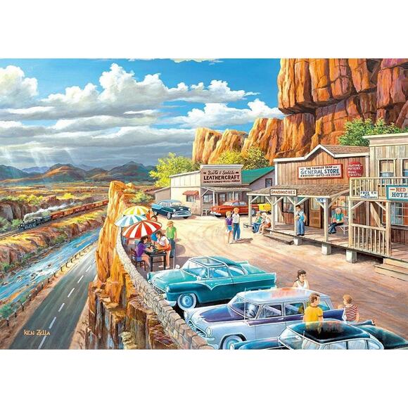 Ravensburger Scenic Overlook 500 Large Piece Format Puzzle Complete Adults Kids - Picture 1 of 8